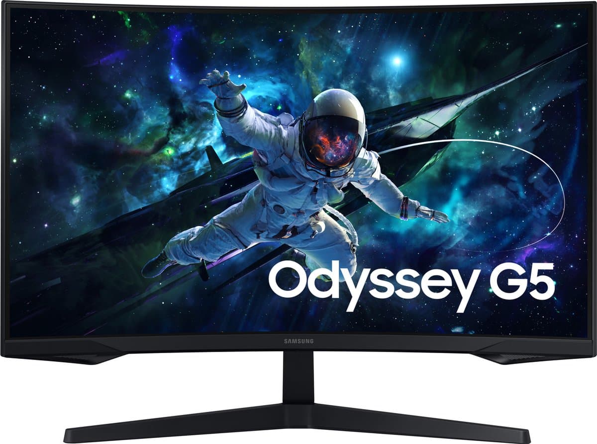 Samsung Odyssey G5 LS32CG552EUXEN - QHD Curved Gaming Monitor - 165hz - 32 inch - Afbeelding 1