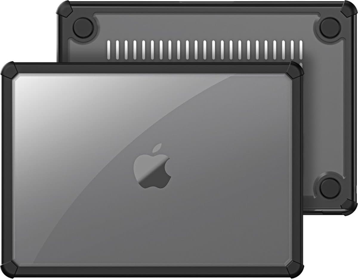 Dux Ducis Geschikt voor MacBook Air 15 inch (2023-2026) Armor cover hoes - case - Zwart - Afbeelding 1