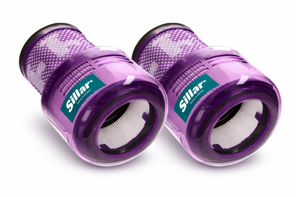 Sillar Stofzuigerfilter – wasbaar - vervangingsfilter geschikt voor Dyson V12 Detect Slim Absolute Total Clean – 2 stuks – vervangt 971517-01 - Afbeelding 1