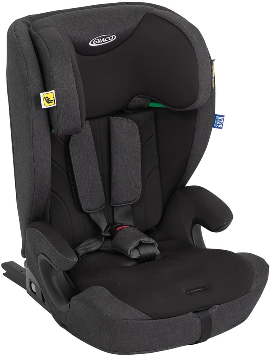 Graco Energi - Autostoel - Inclusief ISOFIX en Top Tether- Midnight - 76 tot 150 cm (ca. 15 maanden tot 12 jaar) - i-Size R129 - Afbeelding 1