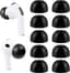Geheugenfoam Oordopjes voor AirPods Pro 3 (3e Generatie 2025), Vervangende Oordoppen en Accessoires voor Comfort en Geluidskwaliteit (Zwart/M)
