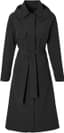 Basil trenchcoat Mosse dames Jet Black XL