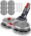 Elektrische Dweilaccessoire Met Watertank En Doek – Voor Dyson V7 V8 V10 V11 – Dual-Spin Motor – Nat En Droog 5 m²/min – Snel Schoonmaken En Eenvoudig Te Installeren