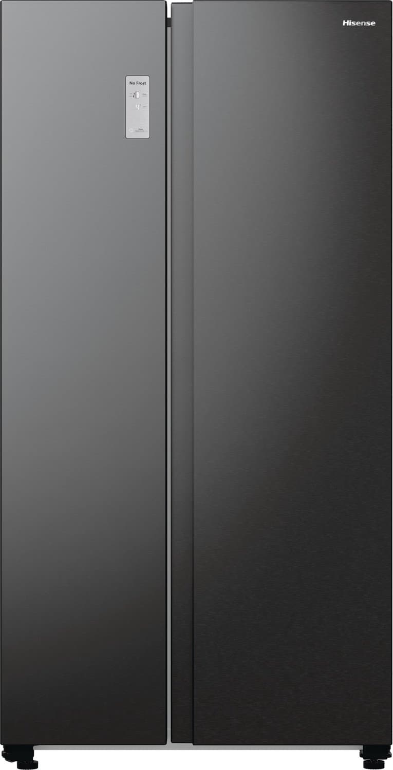 Hisense RS711N4AFE - Amerikaanse koelkast - Energielabel E - 550L - No-Frost - Freezer Convert - Fast Freeze - Zwart - 38dB - LED-display - Afbeelding 1