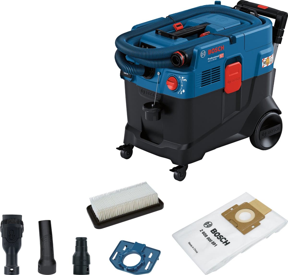 Bosch GAS Serie - Industriële Stofzuiger - 1200W - Klasse M - Automatische Filterreiniging - Afbeelding 1