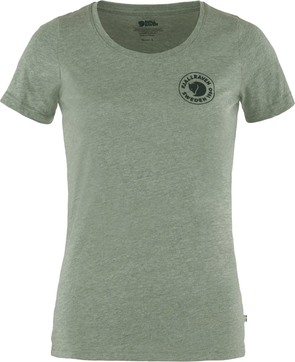 Fjallraven 1960 Logo T-shirt Women - Outdoorshirt - Dames - Groen - Maat L - Afbeelding 1