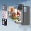Smartphone Hoes met E-Ink Scherm in 4 Kleuren voor iPhone 15 Pro Max - NFC Overdracht, DIY Foto en Tekst Weergave