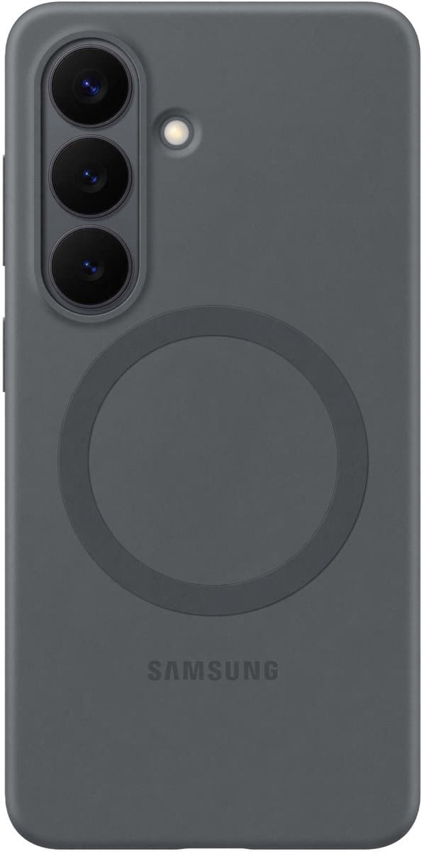 Samsung Galaxy S26 Hoesje - Silicone Magnet Case - Zwart - Afbeelding 1