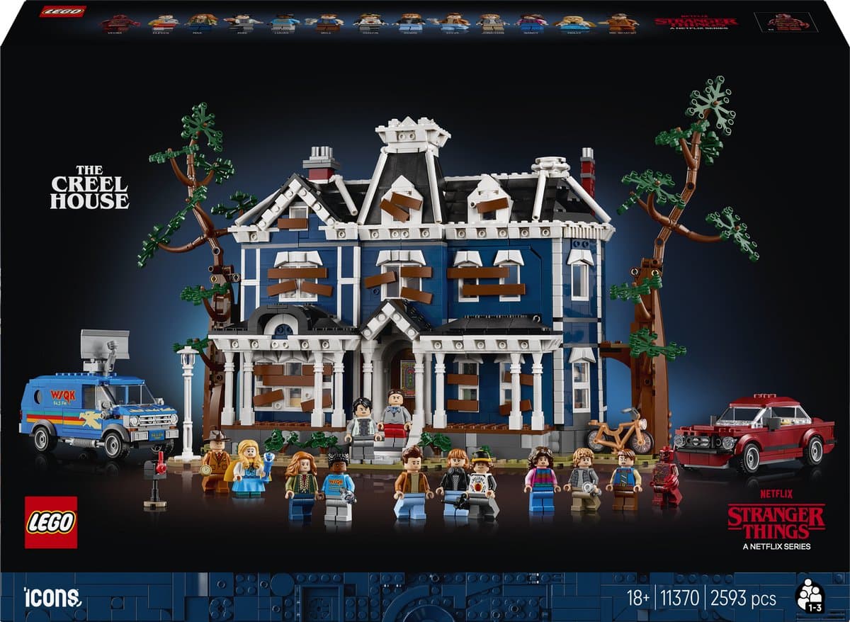 LEGO Icons Stranger Things: Het Huis van de Familie Creel Bouwpakket voor Volwassenen - 11370 - Afbeelding 1