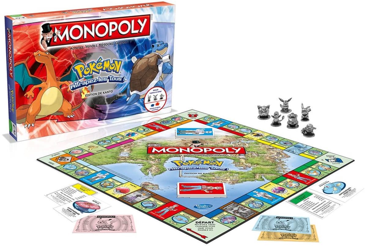 Pokémon Monopoly Spel - Afbeelding 1