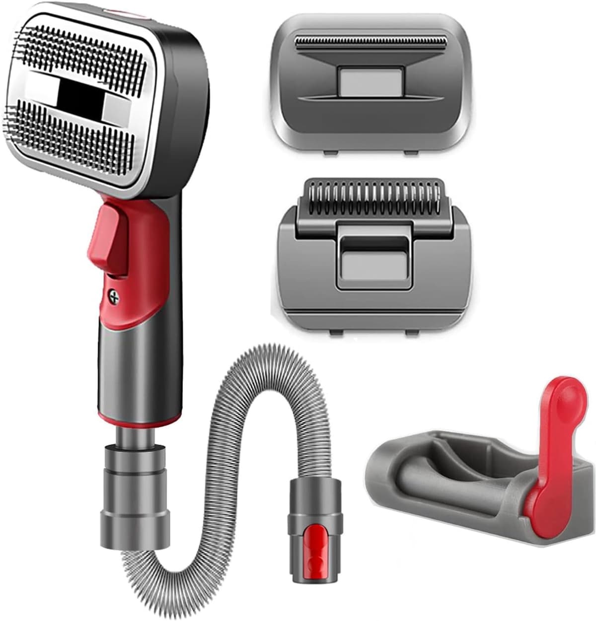 Hondenverzorgingsset voor Dyson V7, V8, V10, V11, V12, V15 - verlengslang 40-150 cm - hondenborstel - Vemera - Afbeelding 1