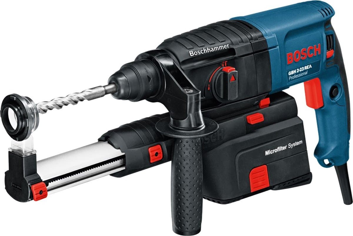 Bosch Professional GBH 2-23 REA Boorhamer - 710 Watt - 2,3 J - Met afzuiging - Met opbergkoffer - Afbeelding 1