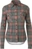 Flannel Fietsshirt Lange Mouwen Venture Dames - Grijs - M