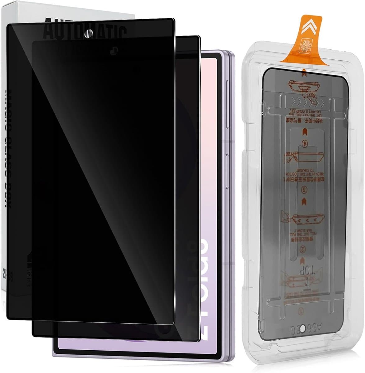 Inkijkbescherming voor Samsung Galaxy Z Fold 8 5G met auto-installatie - Afbeelding 1