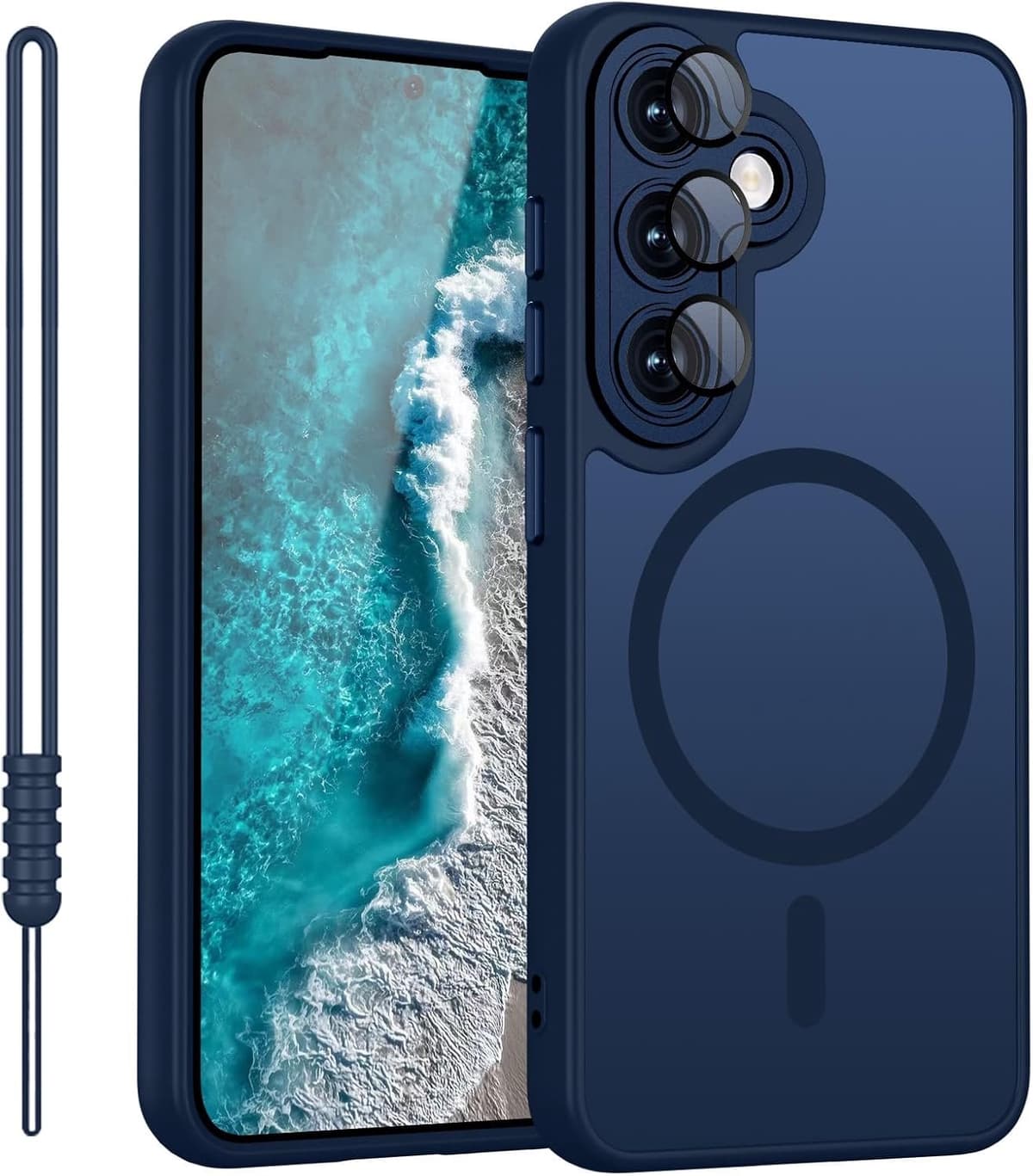 Hoesje met magnetische achterkant voor Samsung Galaxy S25 Plus - Afbeelding 1