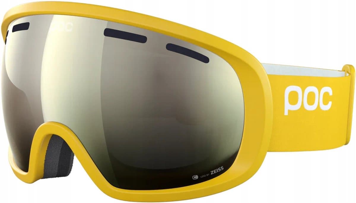 POC Fovea Ski-/Snowboardbril - Sulfietgeel - Universeel Zonnig - Categorie 2 - Afbeelding 1