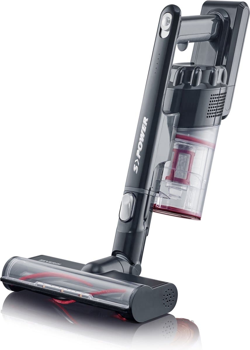 Severin HV 7966 Draadloze 2-in-1 hand- en steelstofzuiger - 40 minuten looptijd - Extreem licht model - Afbeelding 1