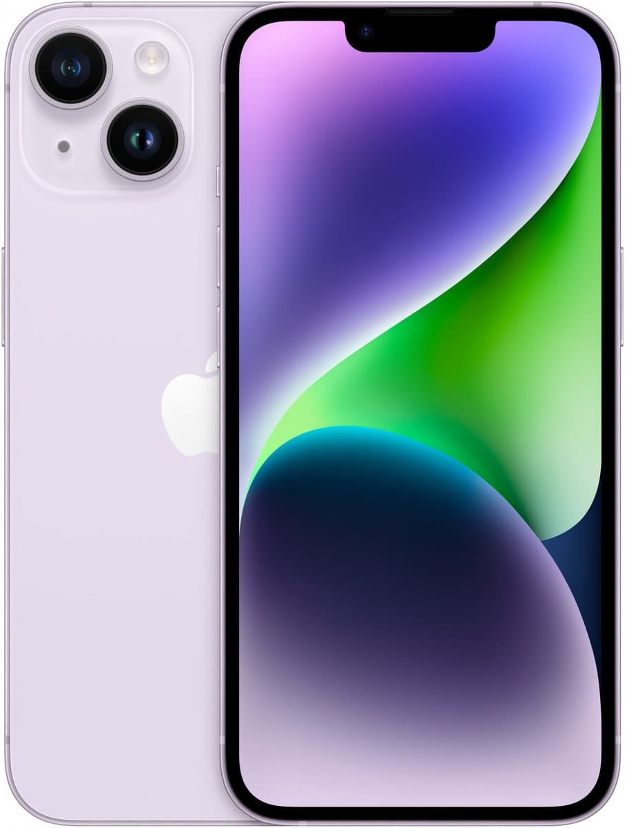 Apple iPhone 14 - 128GB - Paars - Afbeelding 1