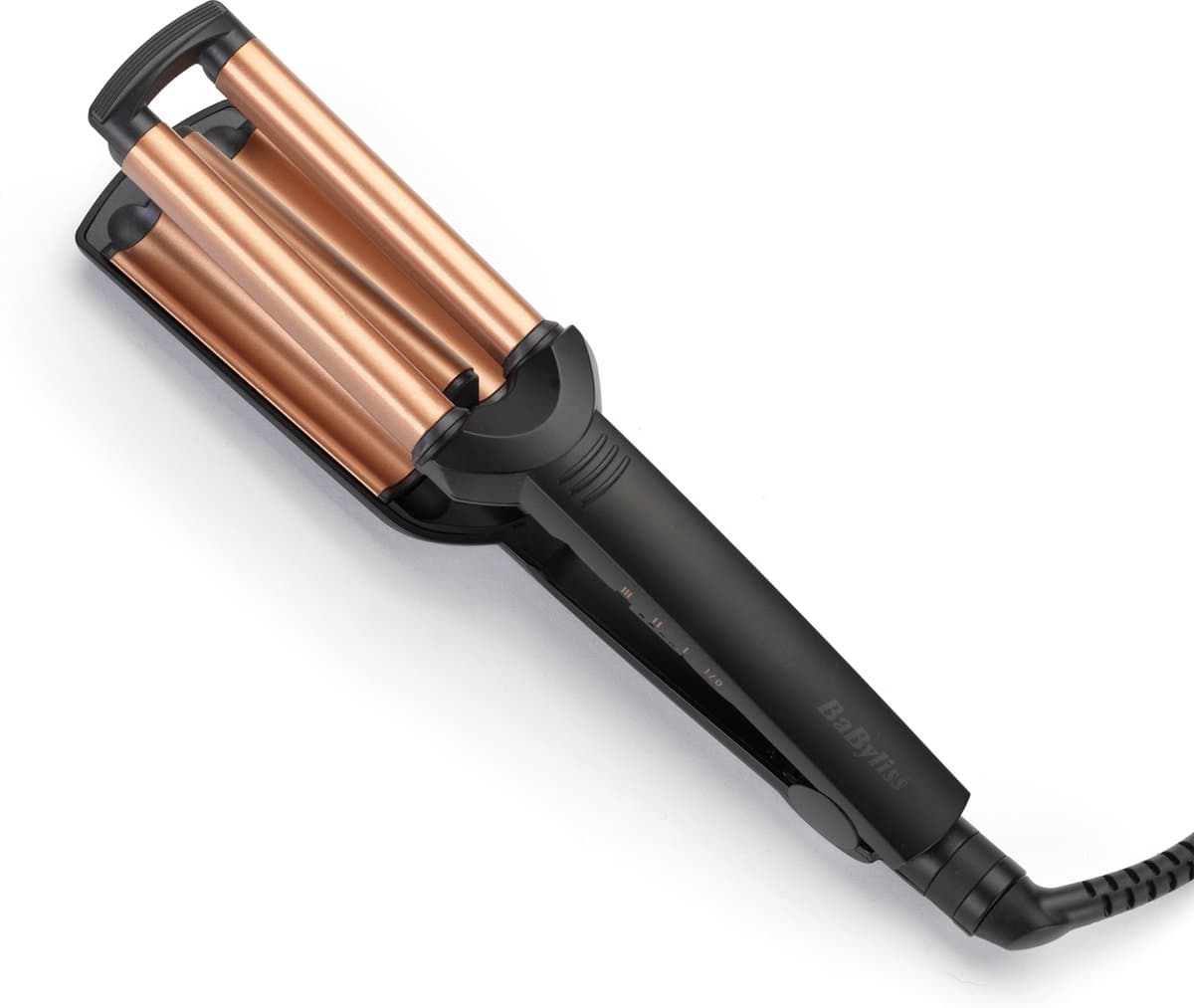 BaByliss ® Deep Waves Krultang - Beach Waves - 3 temperaturen 160 - 200°C - Tourmaline-keramische coating - 49mm breed voor grote golven - W2447E - Afbeelding 1