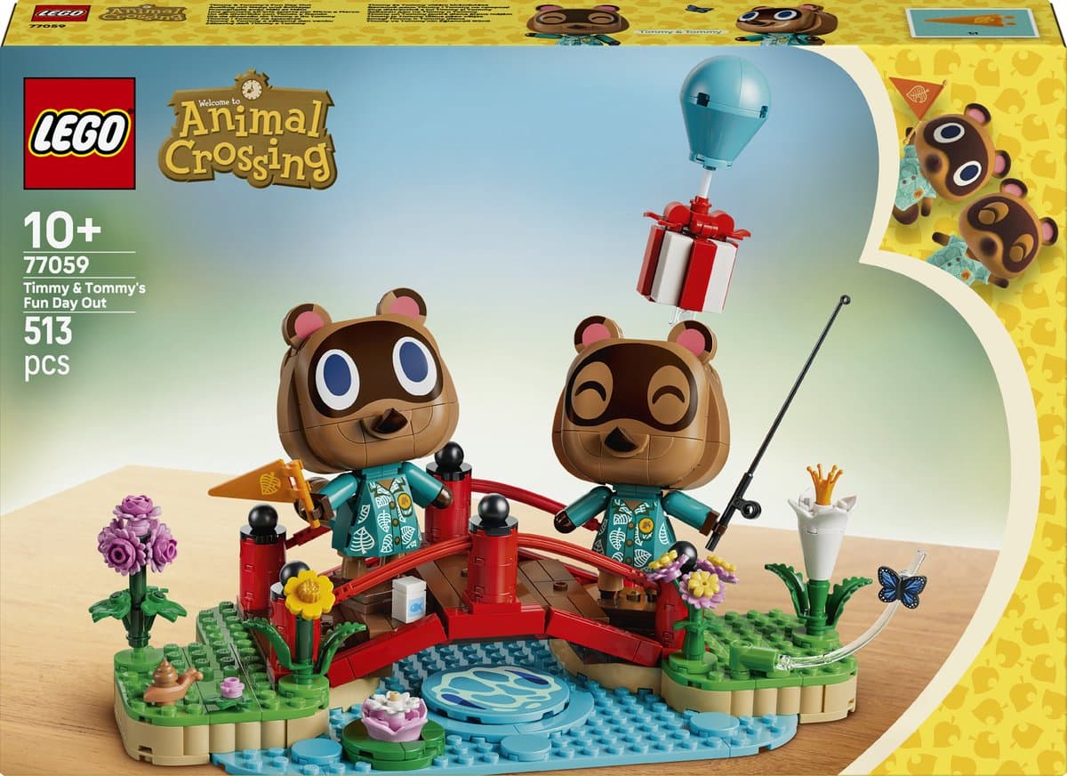 LEGO Animal Crossing Dagje Vrij met Timmy en Tommy Game Speelgoed voor Kinderen 77059 - Afbeelding 1