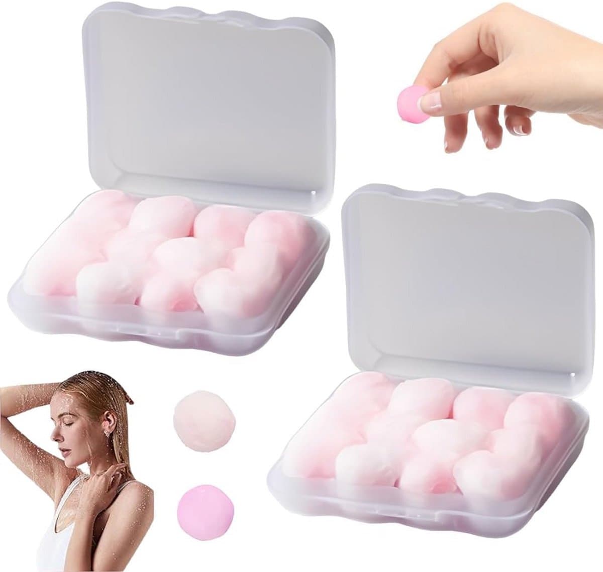 12 Paar Vormbare Wax Oordopjes - Geluidsdemping Slaap, Zwemmen & Leren - Afbeelding 1