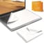 2 stuks toetsenbordbescherming voor MacBook Air/Pro, scherm toetsenbord afdrukbescherming 15 inch en 16 inch, microvezel reinigingsdoek (34 x 22,5 cm) voor MacBook Pro, toetsenbordbescherming voor
