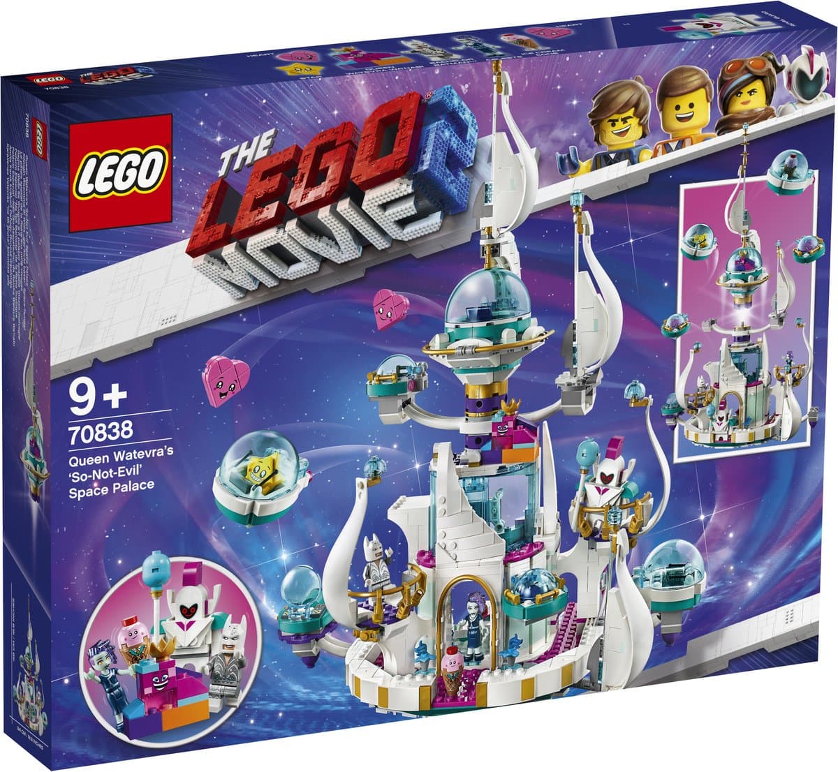 LEGO MOVIE 2 Koningin Wiedanook Watdanooks ‘echt-niet-kwaadaardige' ruimtepaleis 70838 - Afbeelding 1