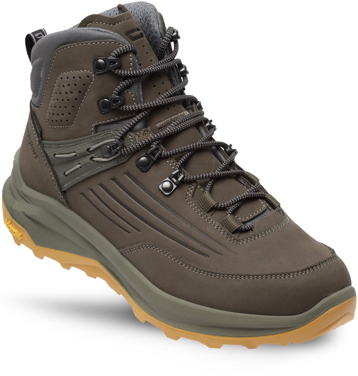 Grisport Outlander Mid Unisex Wandelschoenen - Green/Yellow - Afbeelding 1