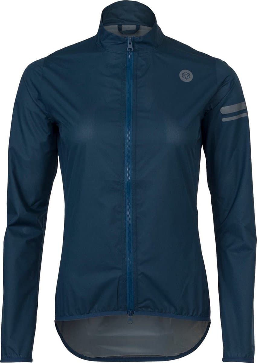 AGU Ultralight - Regenjas Dames - Wielrenjack - Blauw - Onder 100 gram - Opvouwbaar - Getapete naden - S - Afbeelding 1