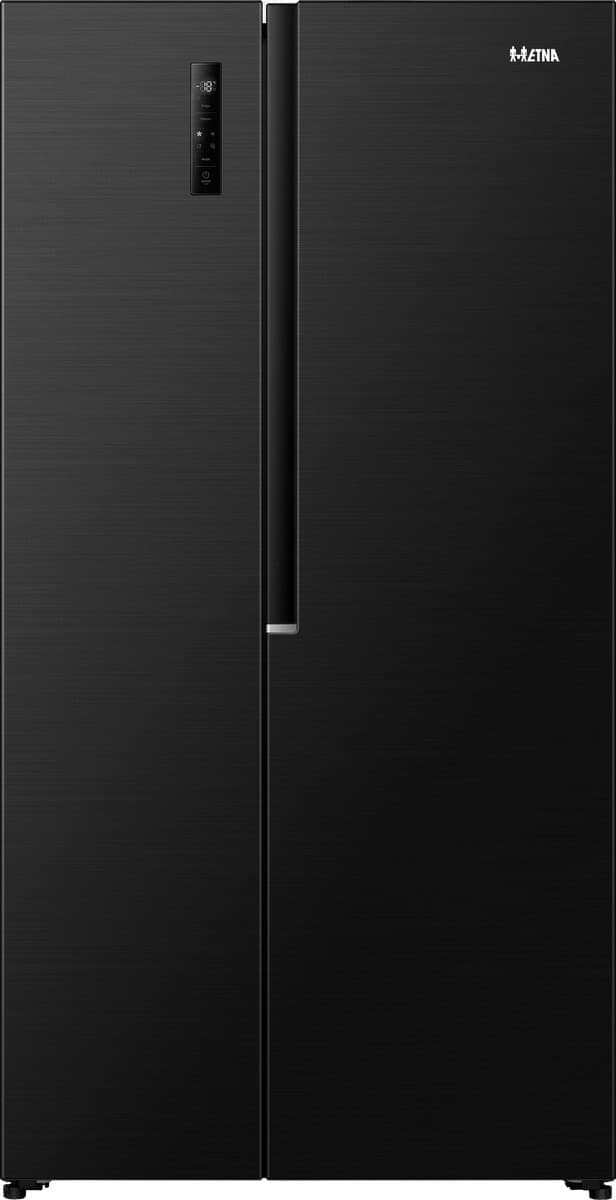 ETNA AKV5178ZWA - Amerikaanse koelkast - No-Frost - 178 cm hoog - 544 liter - Energielabel E - Invriesvermogen 10 kg/24u - Geluidsniveau 39 dB - LED Display - SuperCool - FastFreeze - Deuralarm - Interter Compressor - Multi Airflow - Energy Saving - Afbeelding 1
