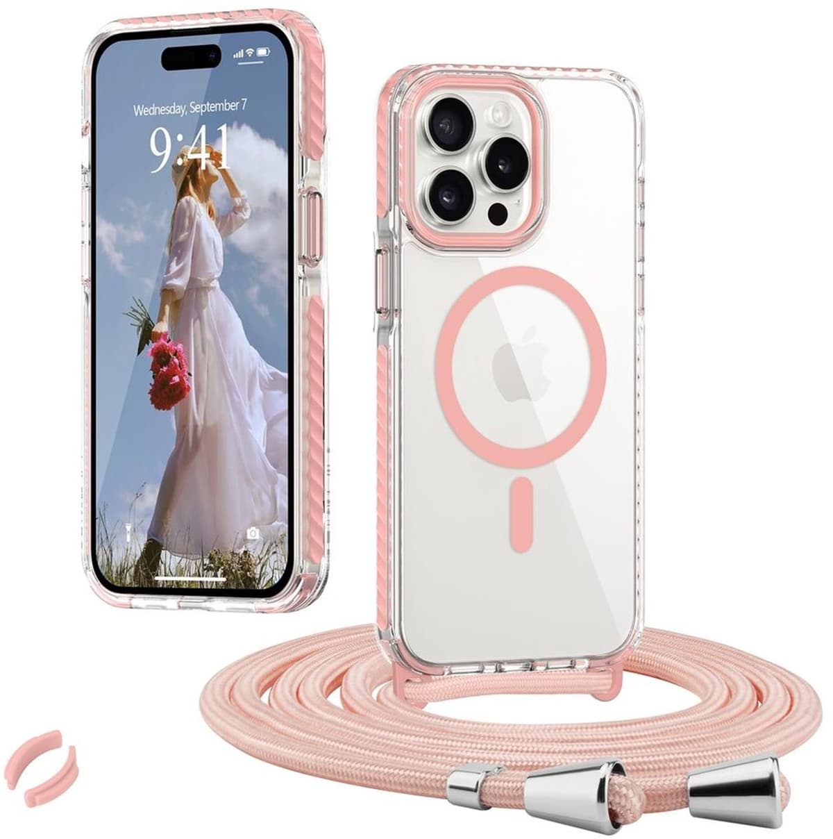 Transparante Beschermcase voor iPhone 15 Pro - Afbeelding 1
