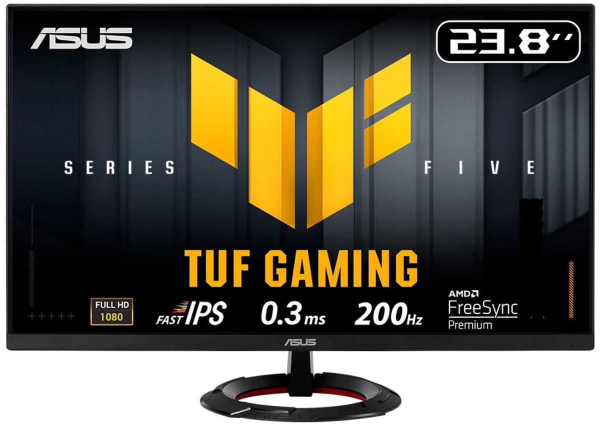 ASUS TUF Gaming VG249Q5R - FHD Fast IPS Gaming Monitor - 200hz - 1ms - Speakers - 24 inch - Afbeelding 1