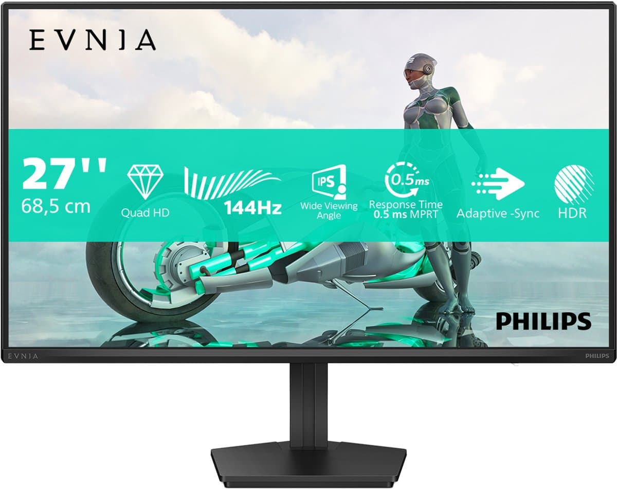 Philips Evnia 27M2N3500NF - 27 inch QHD Gaming Monitor - 180Hz - Afbeelding 1