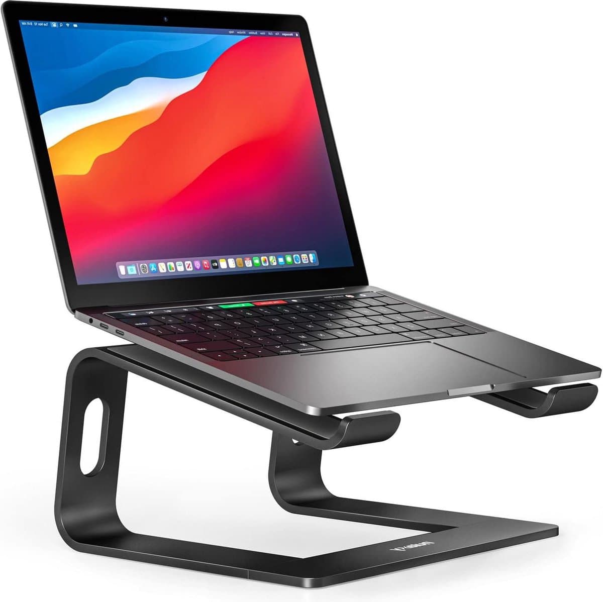 Afneembare ergonomische laptopstandaard van aluminium - compatibel met MacBook Air Pro - scherm 10-156 inch - Afbeelding 1