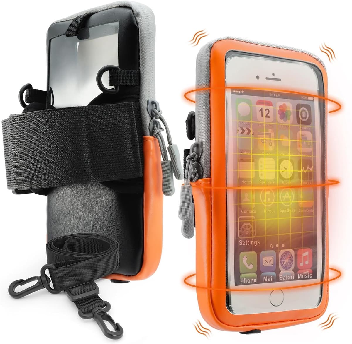 Thermohoes voor telefoon, voor zeer lage temperaturen, helpt de batterij te besparen, bescherming voor iPhone, Samsung, Huawei, Xiaomi smartphone enz - Afbeelding 1
