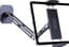 Version Tablet Wall Mount Holder, 15" Aluminium Wall Mount for iPad met 360° verstelbare roterende basis voor iPad Pro Air Mini, Galaxy Tab, alle 4,7-13" telefoons en tablets (lange