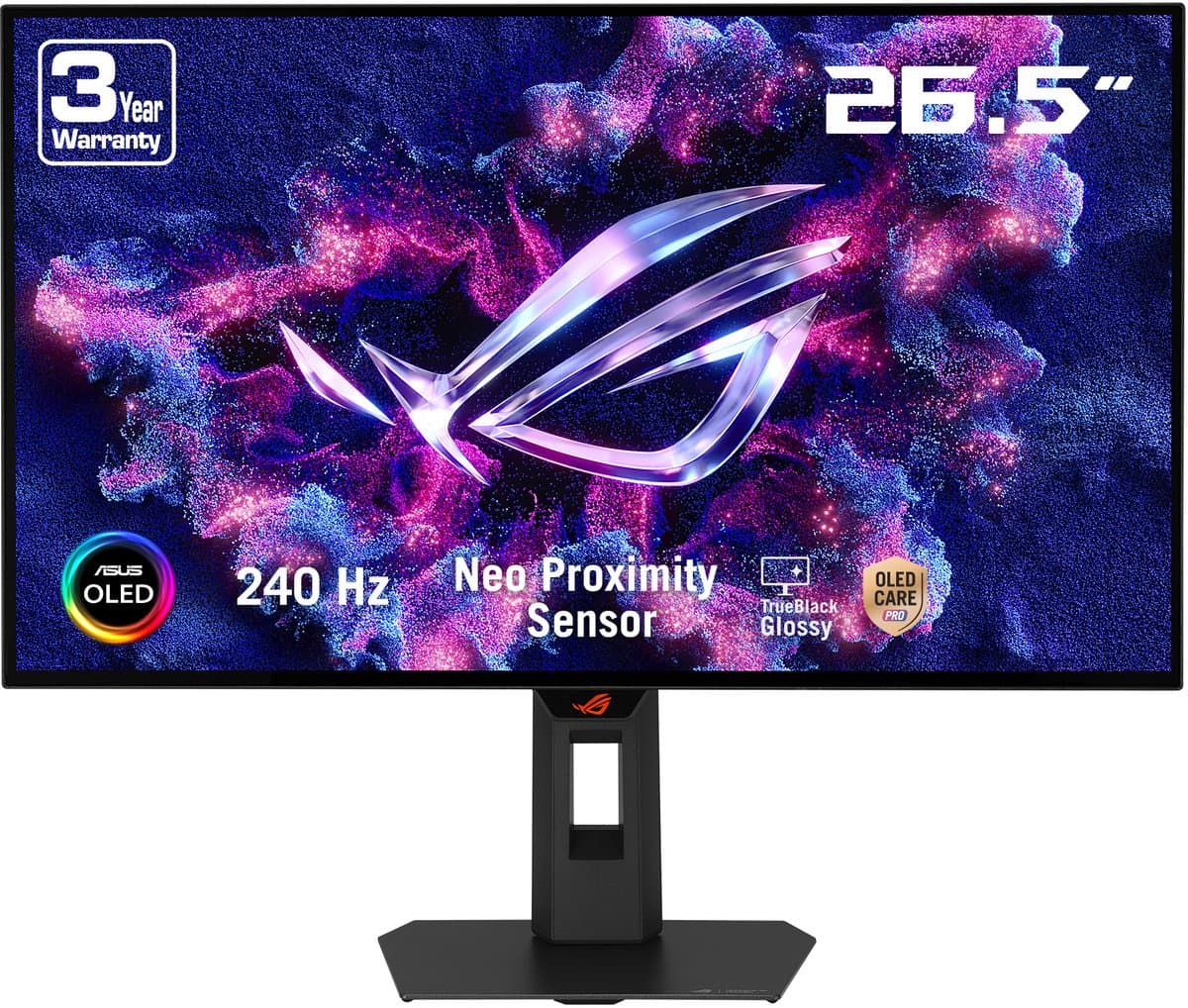 ASUS ROG Strix OLED XG27AQDMGR - QHD OLED Gaming Monitor - 240 Hz - 0.03ms - G-Sync Compatible - 27 Inch