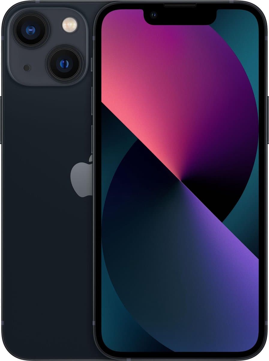 Apple iPhone 13 mini - 256GB - Middernacht - Afbeelding 1