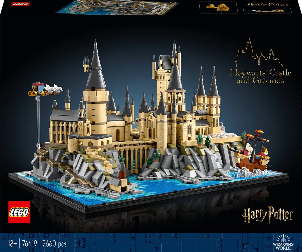 LEGO Harry Potter Kasteel Zweinstein en terrein Grote Set voor Volwassenen - 76419 - Afbeelding 1