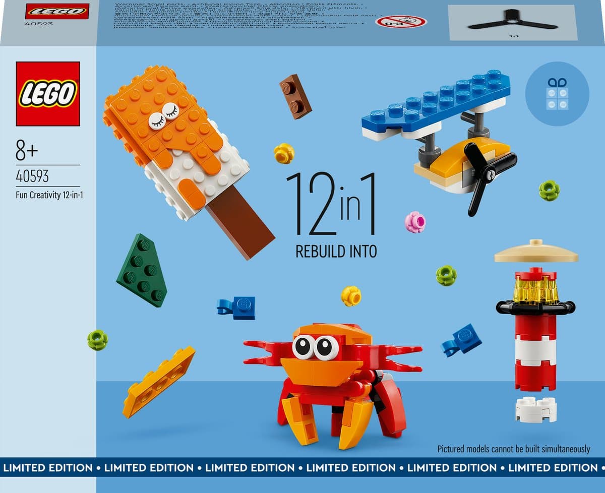 LEGO Iconic 40593, Bouwpakket, 8 jaar, Kunststof, 279 stuk(s), 295 g - Afbeelding 1