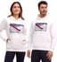 FALKE SK 130 Years verwarmend katoen hoodie heren wit - maat S