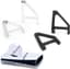 Standaard voor PS5 Slim Disc Edition Console Horizontale Houder Compatibel met PlayStation 5 Slim Console-accessoires (Transparant, Zwart)