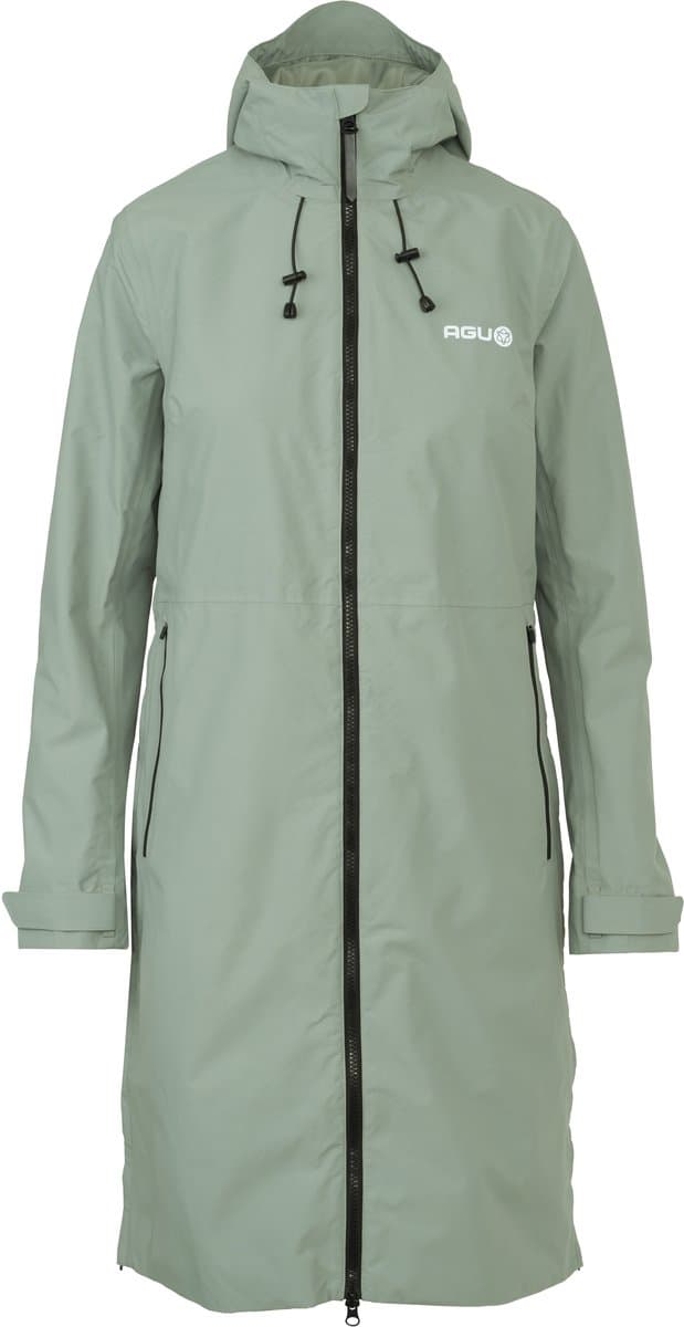 AGU SEQ II - Regenjas - Dames - Poncho functie - Winddicht en waterdicht - 13K - Ademend - Ventilatiepaneel - Groen - M - Afbeelding 1