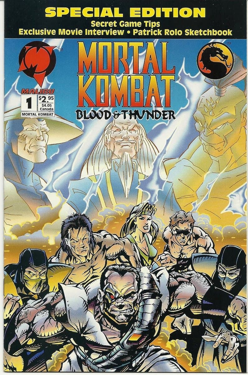 Mortal Kombat Blood & Thunder Special Edition Stripcomic #1 uit 1994 - Afbeelding 1