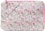 Casies Puffy flower laptop sleeve / hoes - 13 inch - Puffy laptophoes - Roze bloemen - case - Geschikt voor o.a. Macbook Air / Pro