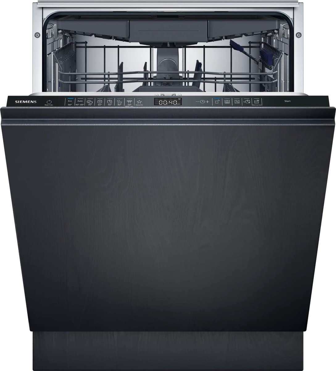 SIEMENS SN95EX11CE iQ500 volledig geïntegreerde vaatwasser - 14 couverts - Inductie - L60cm - 42dB - Klasse B - Staal/RVS - Afbeelding 1