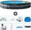 Intex Rond Ultra XTR Frame Zwembad - 732 x 132 cm - Inclusief Pomp - Ladder - Grondzeil - Afdekzeil Onderhoudspakket - Filterbollen - Stofzuiger - Voetenbad