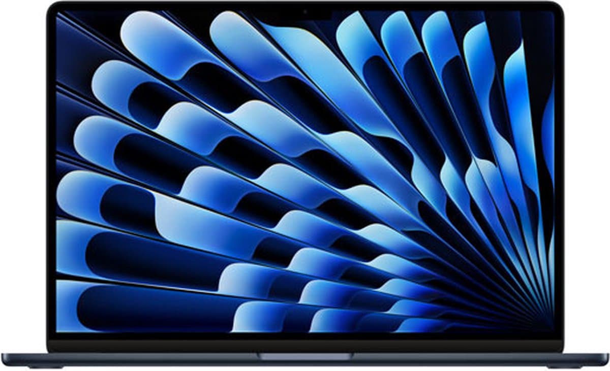 Apple MacBook Air 15,3" M3 Middernacht 8-core CPU 10-core GPU 16GB 256GB - Afbeelding 1
