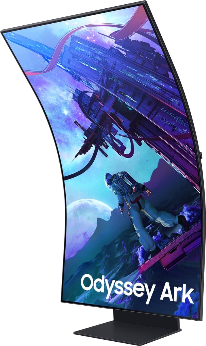 138cm/55 (3840x2160) Samsung Odyssey Ark S55CG970NU G97NC Serie Curved 16:9 QLED 4K 165Hz QuantumHD - Afbeelding 1