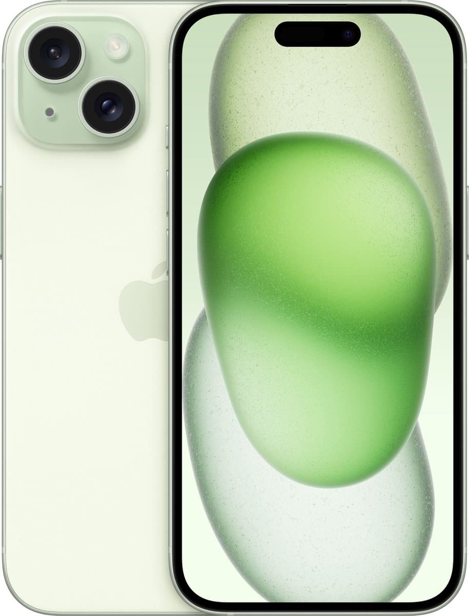 Apple iPhone 15 - 256GB - Green - Afbeelding 1